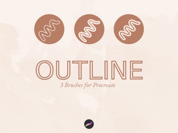Download Outline Brushes for Procreate - Premium Resources