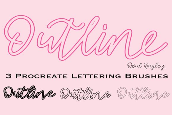Download Outline Procreate Brushes - 3 Thickness - Outline procreate brushes Collection